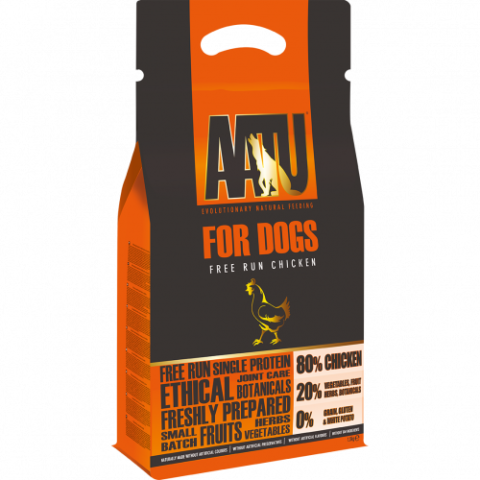 AATU – מזון לכלבים – תרנגולות חופש